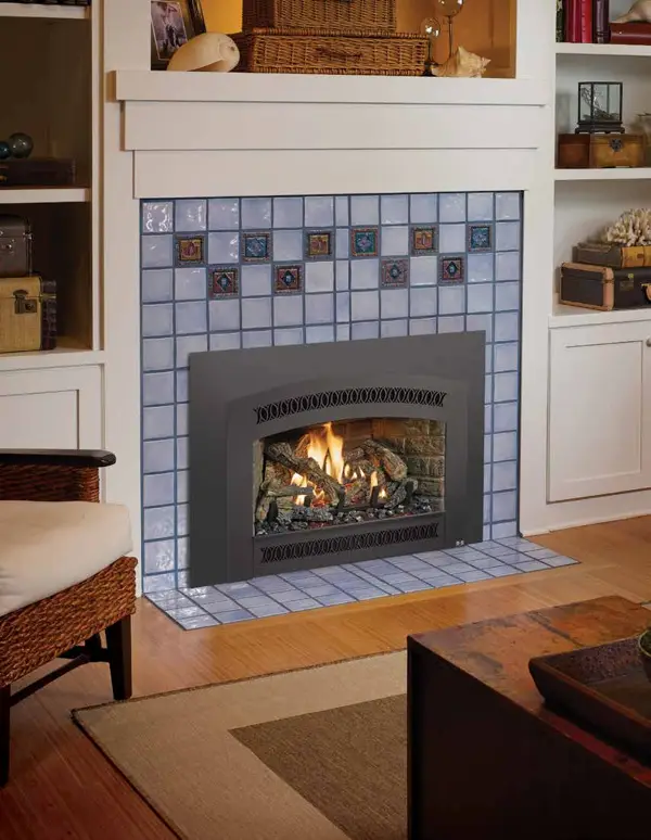 Fireplace X 32 DVS Deluxe Ember-Glo gas insert—high-efficiency upgrade for an existing fireplace, available at our Indianapolis showroom