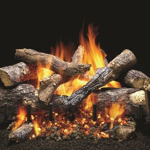 Hearth & Home Technologies: 24-Inch Fireside Grand Oak Outdoor Gas Log Sets