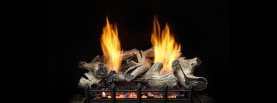 Monessen: 30" Beachcomber Refractory (Vent-Free) Log Set (needs burner to complete)