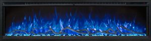 Modern Flames: 60" Spectrum Slimline Wall Mount/Recessed Fireplace