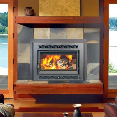 Fireplace Xtrordinair: Large Flush Wood NexGen-Hybrid (Rectangular)