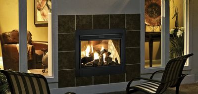 Hearth & Home Technologies: Twilight Indoor/Outdoor See-Through Fireplace