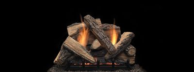 Monessen: 30" Stony Creek Refractory (Vent-Free) Log Set (needs burner to complete)