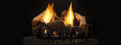 Monessen: 30" Berkley Oak Refractory (Vent-Free) Log Set (needs burner to complete)