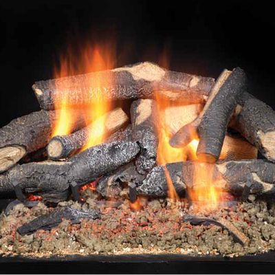 Hearth & Home Technologies: 24-Inch Fireside Supreme Oak See-Through Gas Log Set